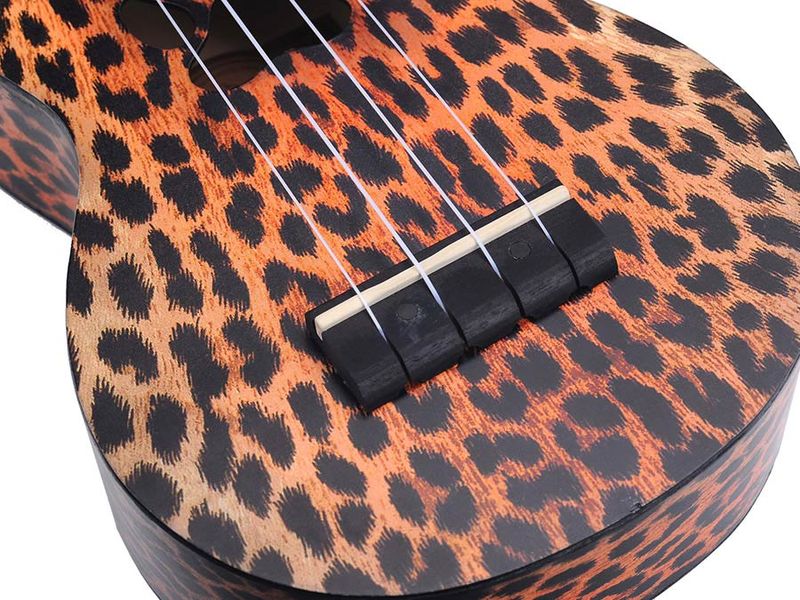 Mahalo Art Series, soprano ukulele CHEETAH, with bag