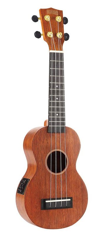 Mahalo Java Series, soprano ukulele, 1V+1T (MVT2), transparent brown, with bag