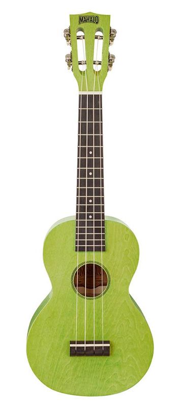 Mahalo Island Series, concert ukulele, sea green, with bag