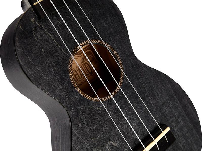 Mahalo Slimline Series, soprano ukulele, transparent black, with bag