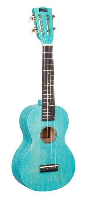 Hovedbilde Mahalo Island Series, concert ukulele, aqua blue, ...