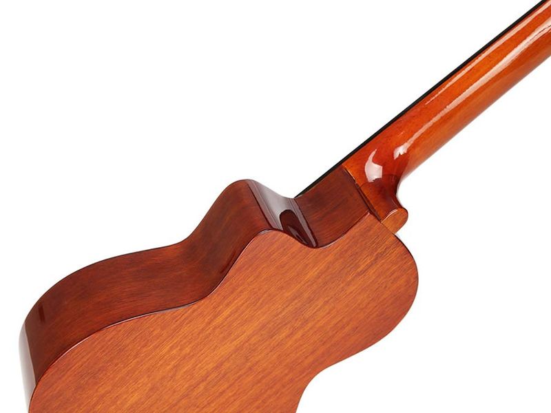 Mahalo Java Series, concert ukulele, cutaway, 1V+1T (B-Band), vintage natural, with padded bag & strap