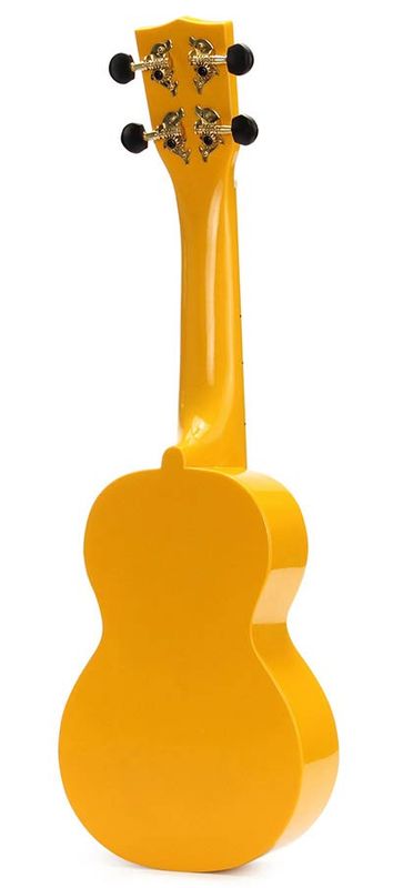 Mahalo Smiley Series, soprano ukulele, yellow, with bag