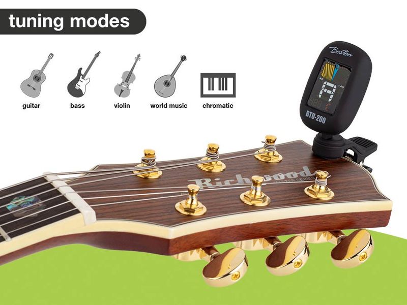 Boston BTU-200 Chromatic Clip Tuner
