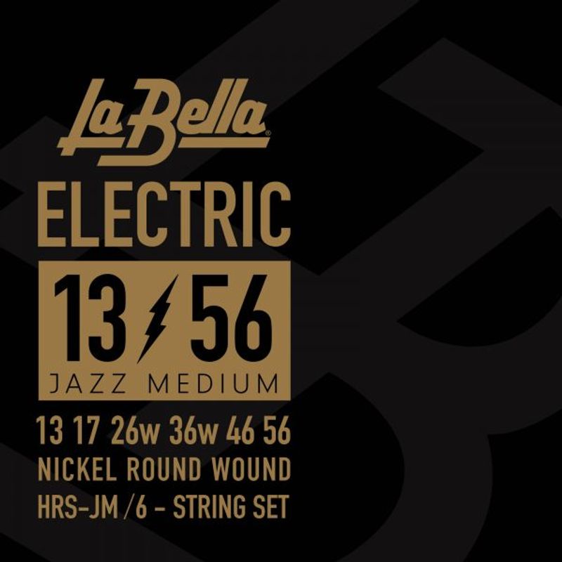 La Bella HRS-JM Electric Guitar - Jazz Medium 13-56