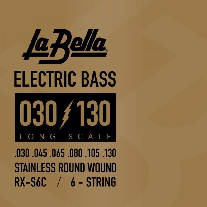 Hovedbilde La Bella RX-S6C Bass Rx Series, Stainless, ...