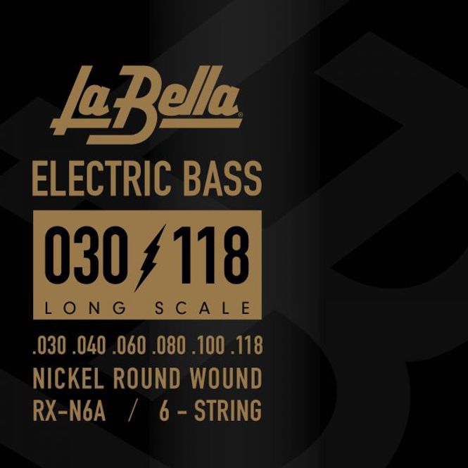 Hovedbilde La Bella RX-N6A Bass Rx Series, Nickel, 6-String ...