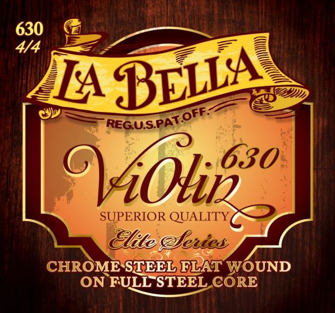 Hovedbilde La Bella 630-4/4 Violin, Flat Wound 4/4 Scale