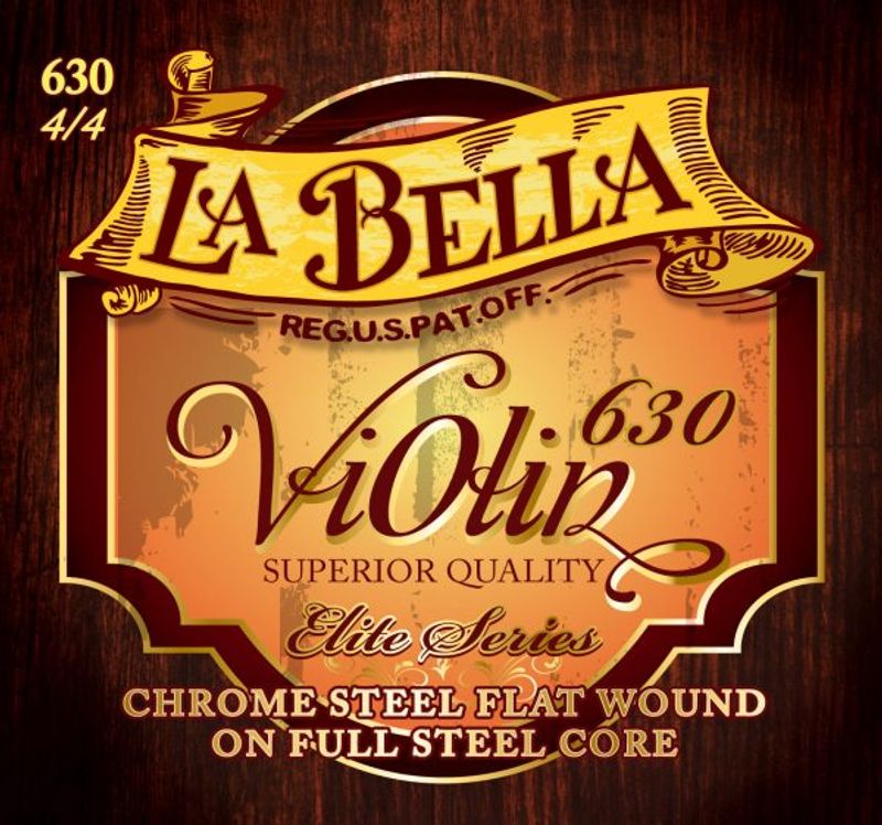La Bella 630-4/4 Violin, Flat Wound 4/4 Scale