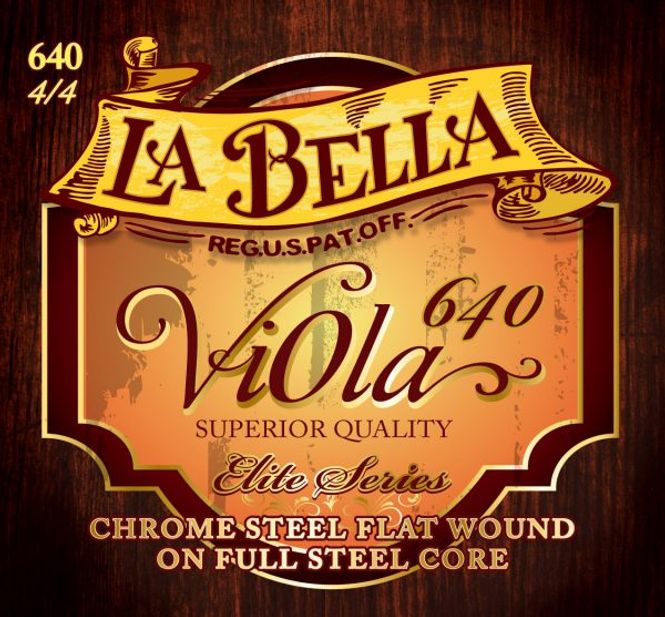 Hovedbilde La Bella 640 Viola, Flat Wound