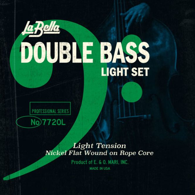 Hovedbilde La Bella 7720L Double Bass, Flat Wound on Rope ...