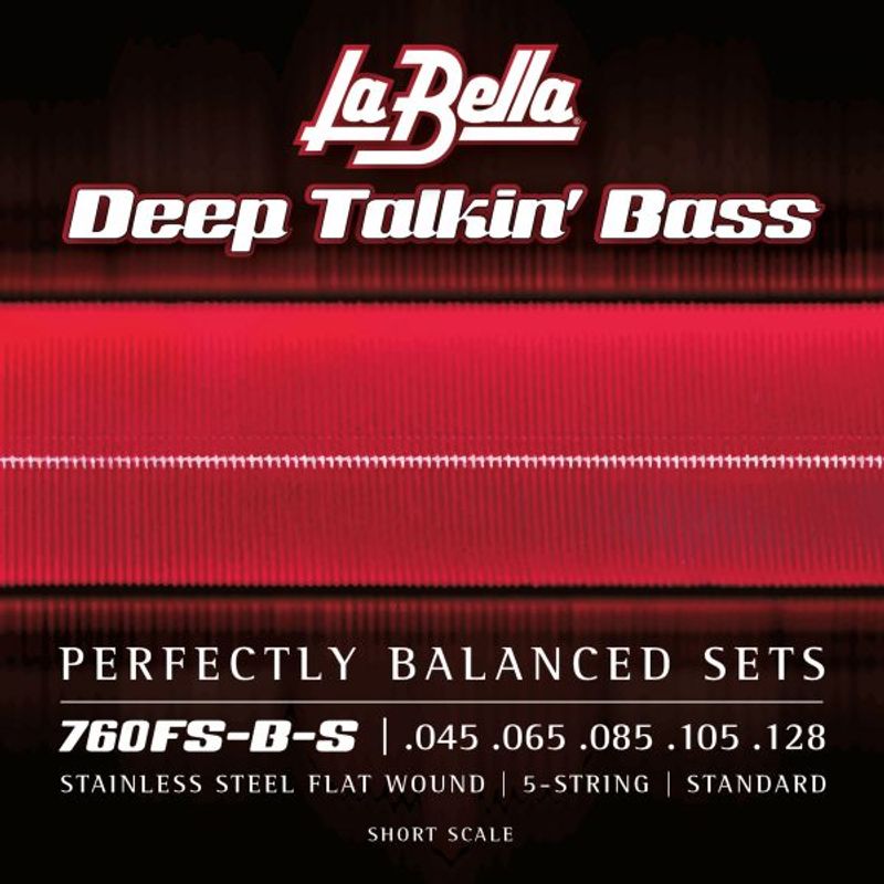La Bella 760FS-B-S Deep Talkin' Bass, Flats, 5-String - Standard, Short Scale