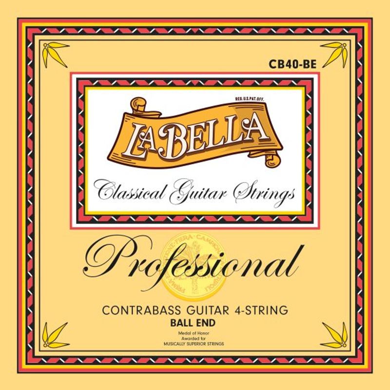 La Bella CB40-BE Classical 4-String Contra Bass with Ball-Ends