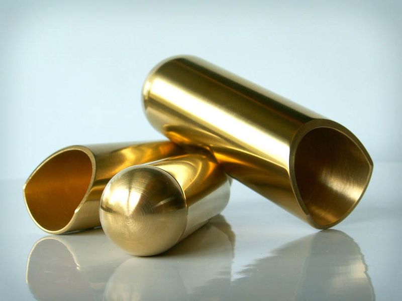 The Rock Slide Polished Brass Balltip Slide - Small
