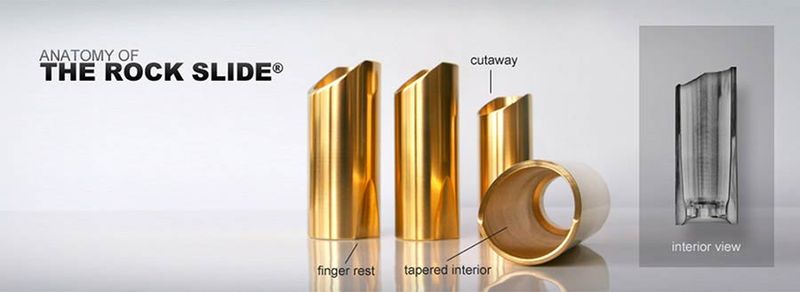 The Rock Slide Aged Brass Slide - XL