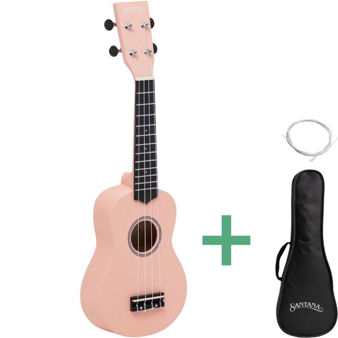 Hovedbilde Santana U01 SPK ukulele pink