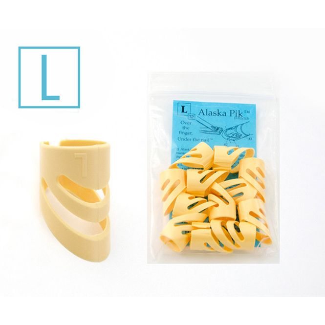 Hovedbilde AlaskaPik plastic large fingerplekter (12 stk)