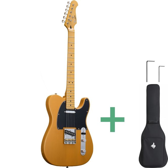 Hovedbilde Donner DTL-600 el-gitar butterscotch blonde