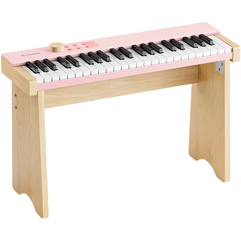 Donner KIDO V-20 el-piano for barn light pink