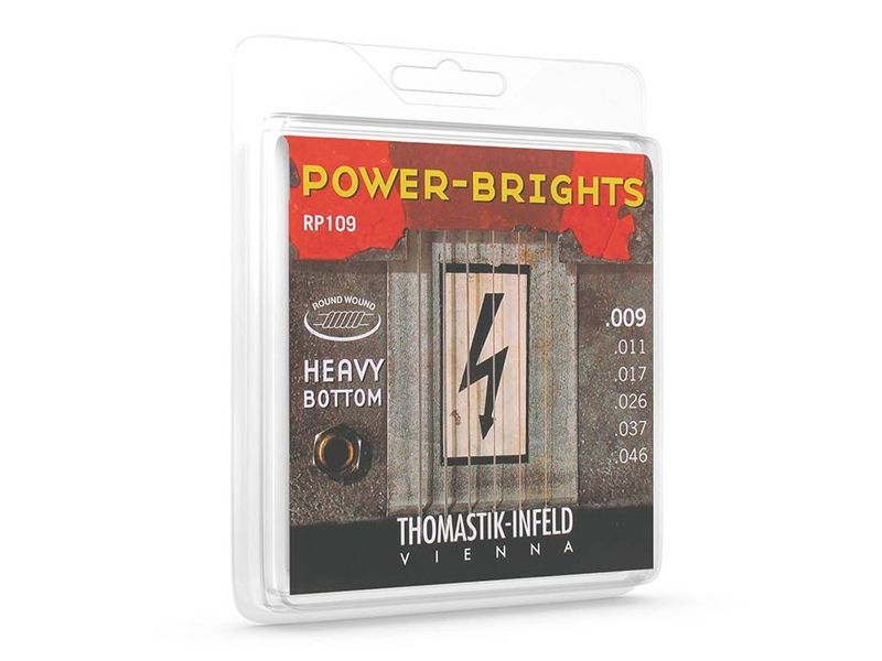 Thomastik THRP-109 Power Brights string set electric, magnecore, 009-011-017-026-037-046
