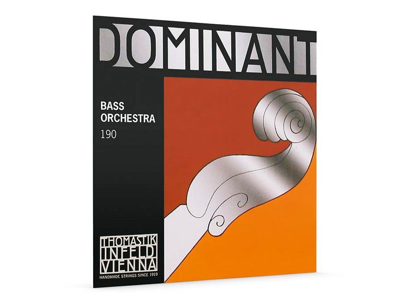Thomastik TH-190 Dominant double bass string G-1 3/4 (string length 104cm), synthetic core, chrome