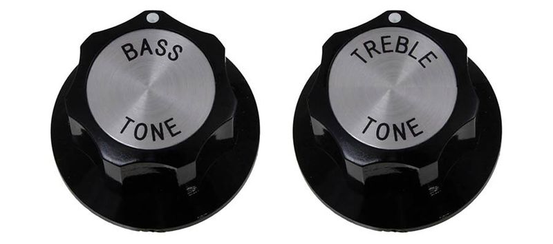 Allparts Tone Knobs for Rickenbacker® 2-p
