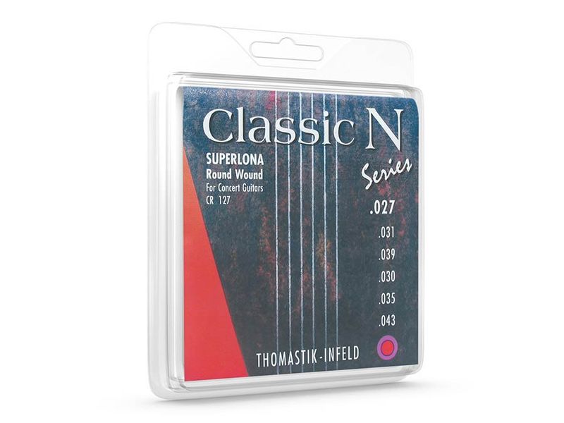 Thomastik THCR-127 Classic N string set classic, susynthetic corea roundwound, 027-031-039-030-035-043