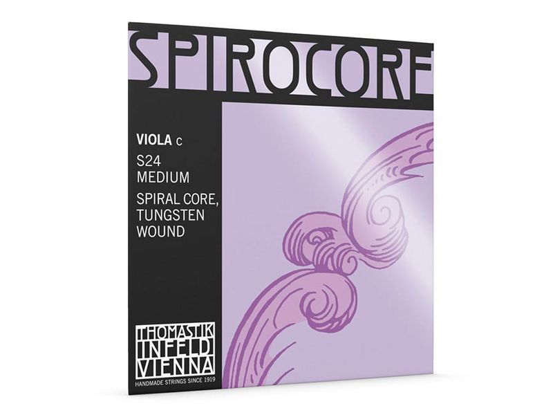 Thomastik TH-S-24 Spirocore viola string C-4 (string length 37cm) medium, spiral core, tungsten wound