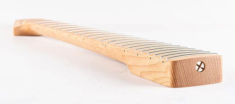 Allparts Select ltd VIN-MOD replacement neck for Jazzmaster, quartersawn roasted maple, unfinished
