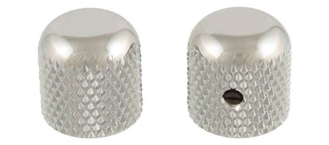 Hovedbilde Allparts Dome Knobs Nickel 2-p