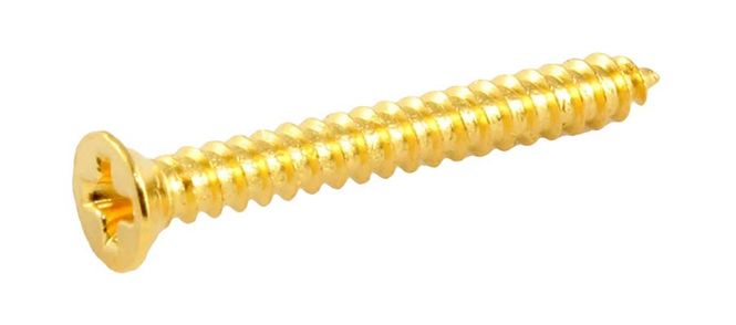 Hovedbilde Allparts Humbucking Ring Screws Gold 8-p