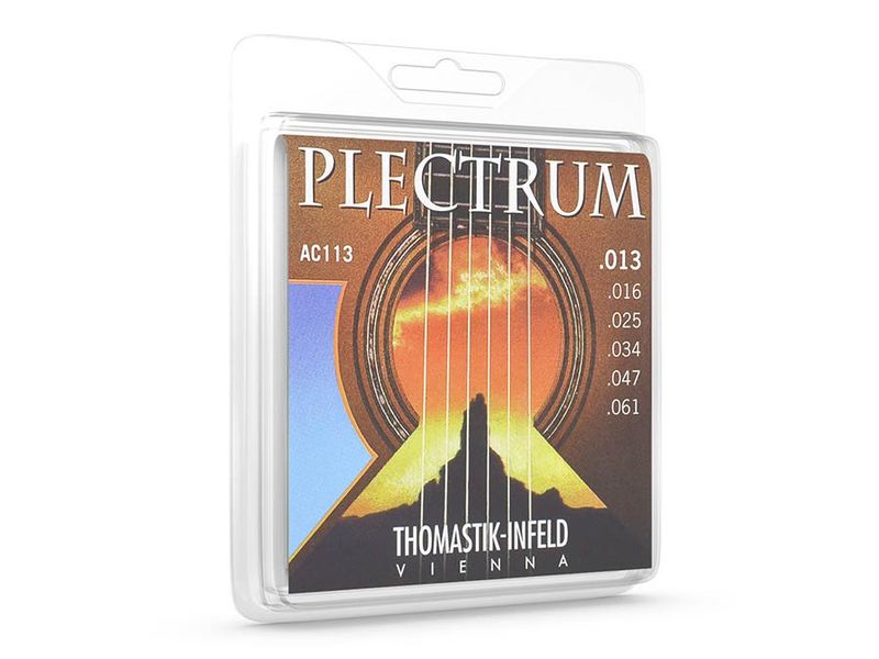 Thomastik THAC-113 Plectrum string set acoustic, bronze roundwond, 013-061