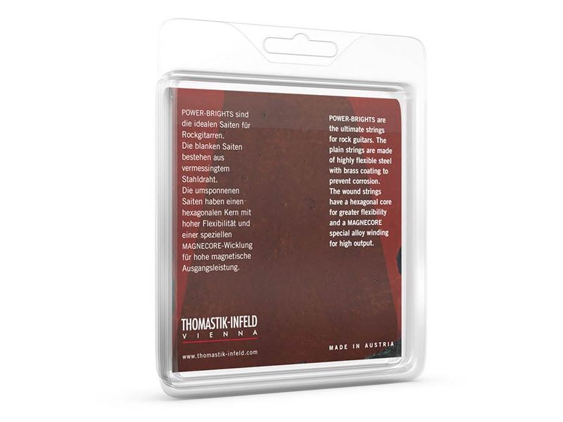 Thomastik THPB-110 Power Brights string set electric, magnecore, 010-013-017-026-035-045