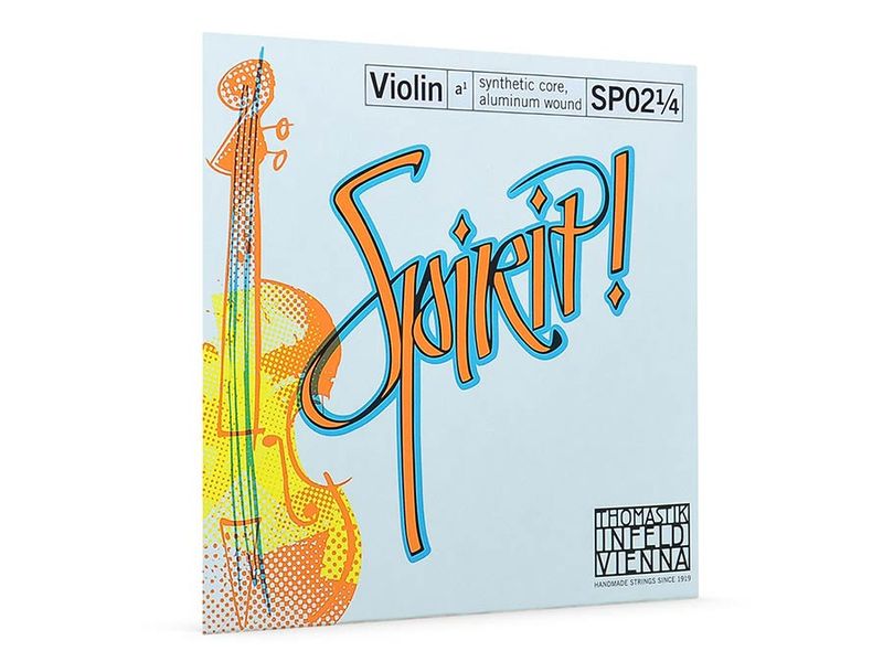 Thomastik THSP-02-14 Spirit! violin string A-2 1/4 medium, synthetic core, aluminum wound