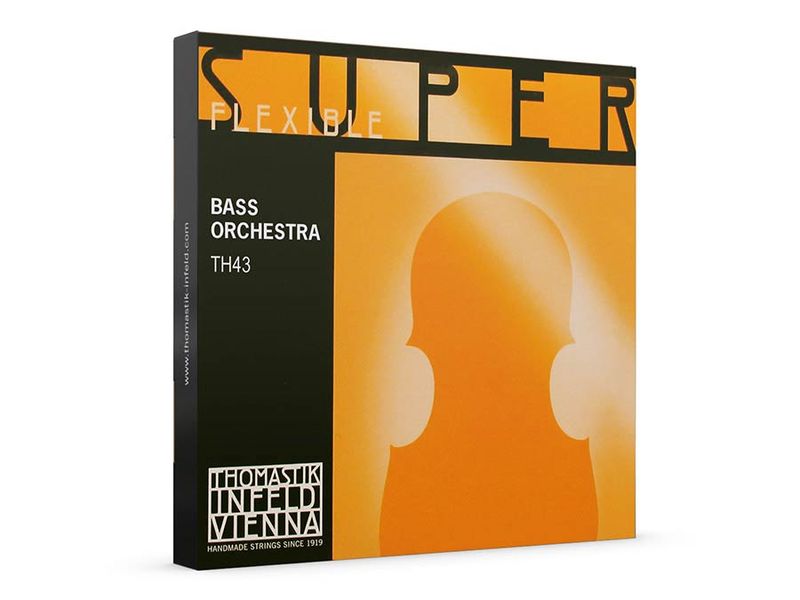Thomastik TH-43 Superflexible double bass string set solo 4/4 (string length 110cm)