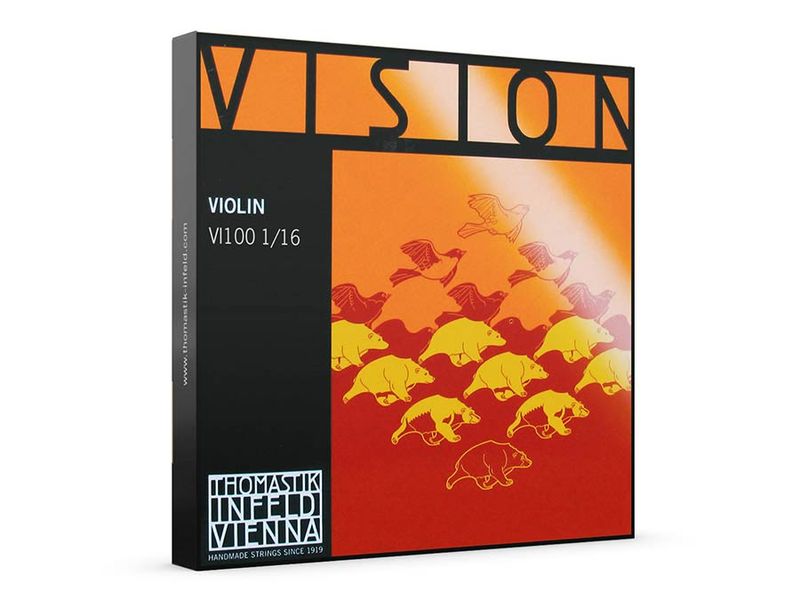 Thomastik VI-100-16 Vision violin string set 1/16, synthetic core