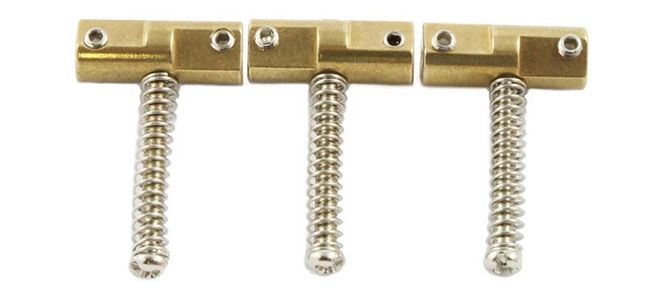 Hovedbilde Allparts Wilkinson® Compensated Brass Saddle Set ...