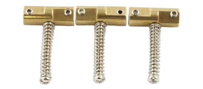 Allparts Wilkinson® Compensated Brass Saddle Set 3-p