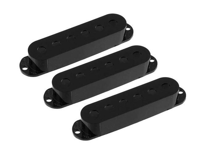 Hovedbilde Allparts Pickup Covers for Stratocaster® Black ...