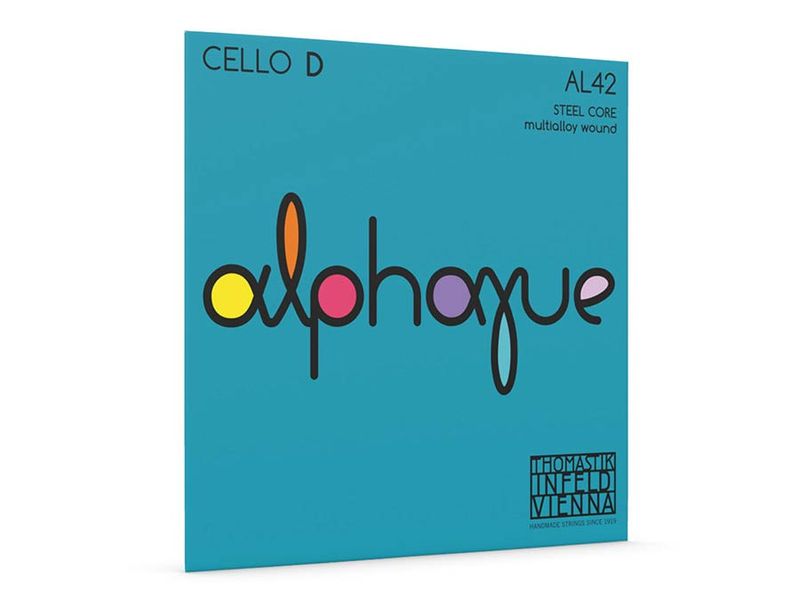 Thomastik THAL-42 Alphayue cello string D-2 4/4 medium, carbon steel, multialloy wound