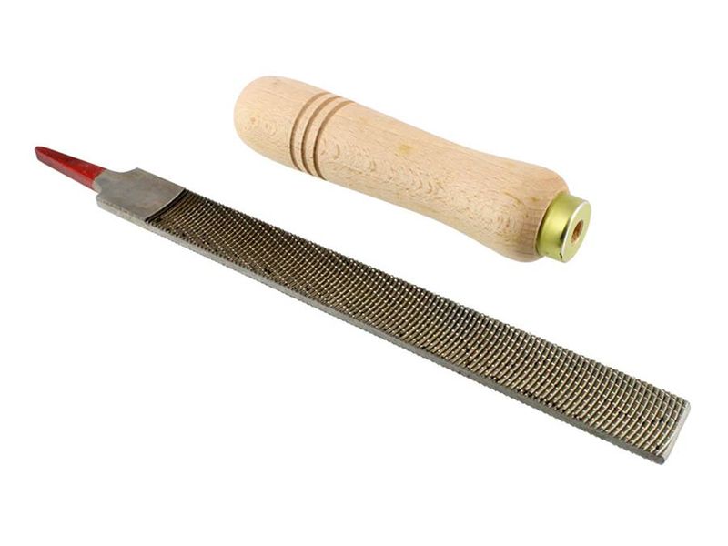 Allparts 20mm fine flat wood carving file