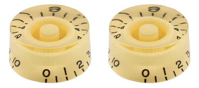 Allparts Speed Knobs Cream 2-p