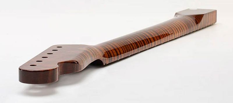 Allparts Select ltd VIN-MOD replacement neck for Telecaster, AAA+ roasted flamed maple, nitro finish