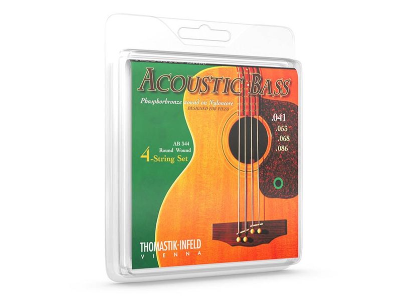 Thomastik THAB-344 Acoustic Bass string set acoustic bass, phosphor bronze, longscale, 041-053-068-086