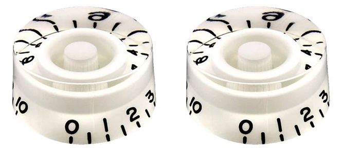 Hovedbilde Allparts Speed Knobs White 2-p