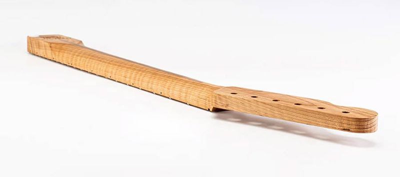 Allparts Select ltd VIN-MOD replacement neck for Telecaster, AAA+ roasted flamed maple, unfinished