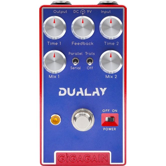 Hovedbilde Gigagain GP07 Dualay Dual Delay gitar-effektpedal