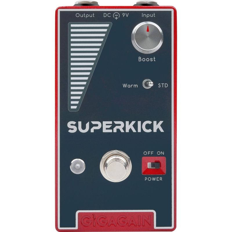 Gigagain GP01 Superkick Booster guitar-effekt-pedal