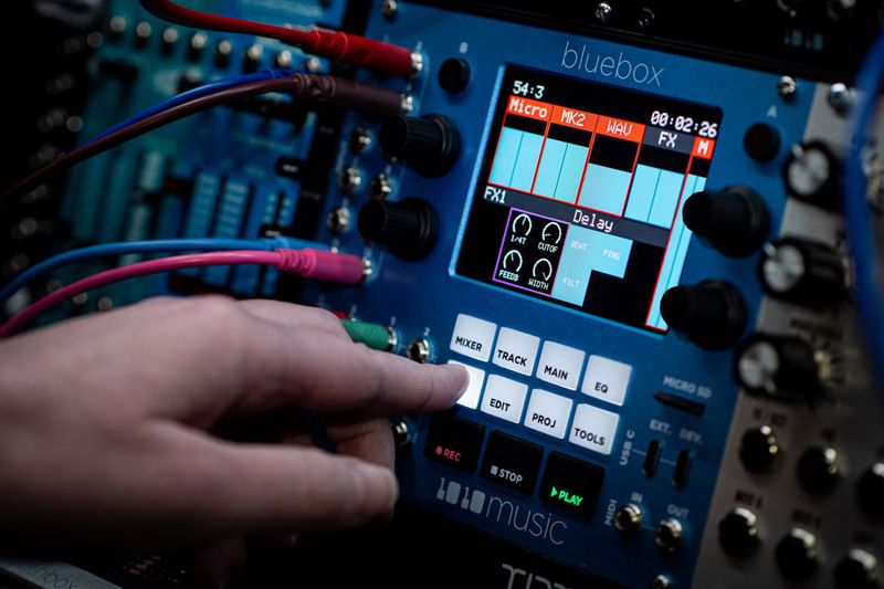 1010music Bluebox Eurorack Edition - Eurorack compact digital mixer & recorder