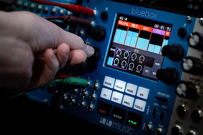 1010music Bluebox Eurorack Edition - Eurorack compact digital mixer & recorder